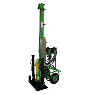 Agri&shy;cultural Testing Rig with Hydraulic Hammer